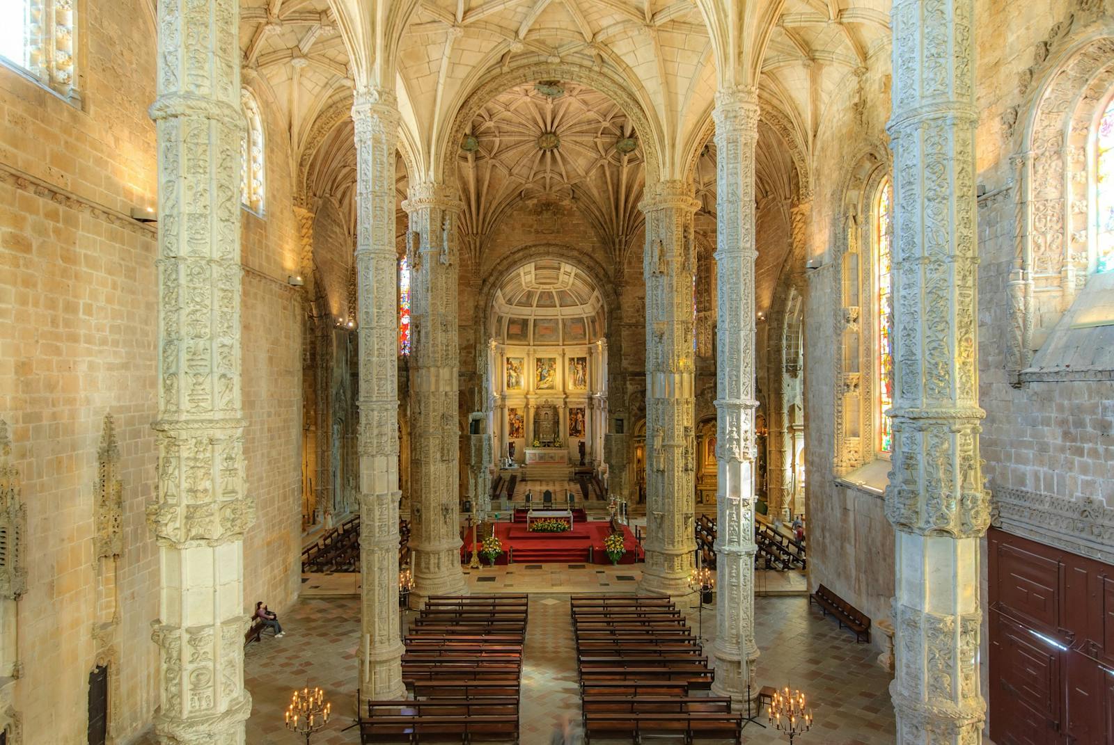 A Monastery of the Hieronymites lenyűgöző belső kilátása